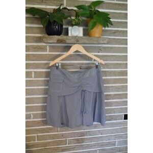 Athleta Wherever Skort Skirt Pocket Beach Pool Run 12 black tennis golf longer